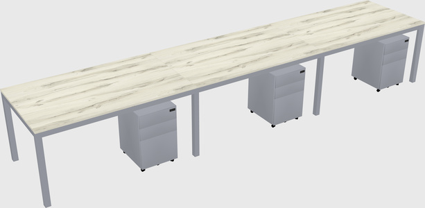 Rectangular desk
