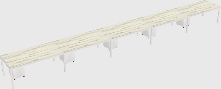 Rectangular desk