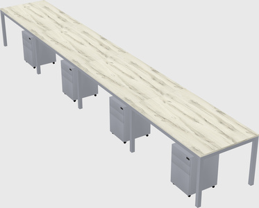 Rectangular desk