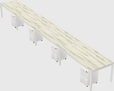 Rectangular desk