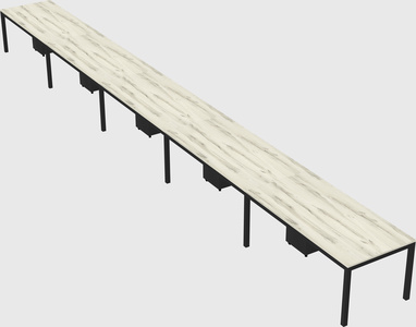 Rectangular desk