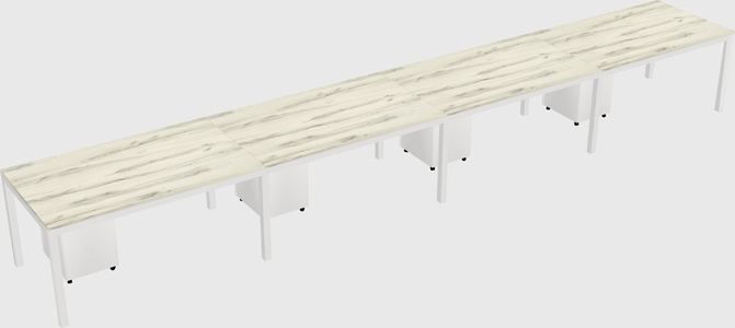 Rectangular desk