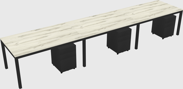 Rectangular desk