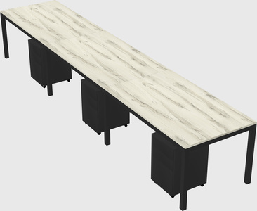 Rectangular desk