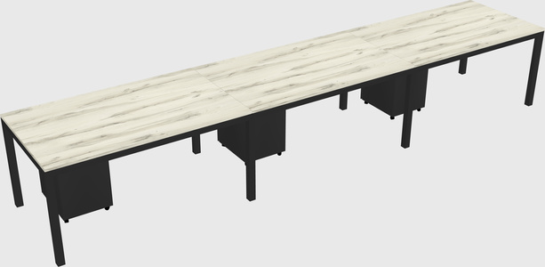 Rectangular desk