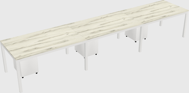 Rectangular desk