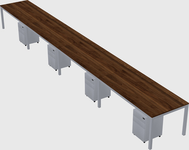 Rectangular desk