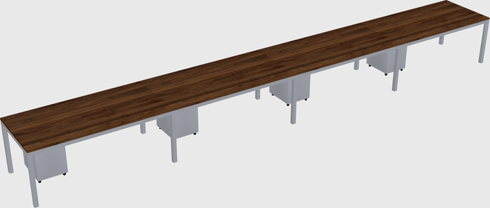 Rectangular desk