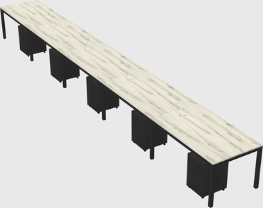 Rectangular desk