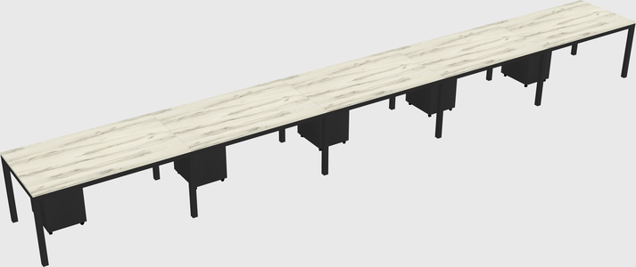 Rectangular desk