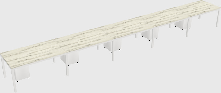 Rectangular desk