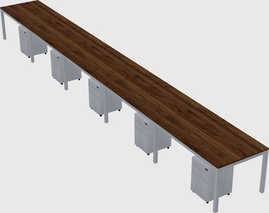 Rectangular desk