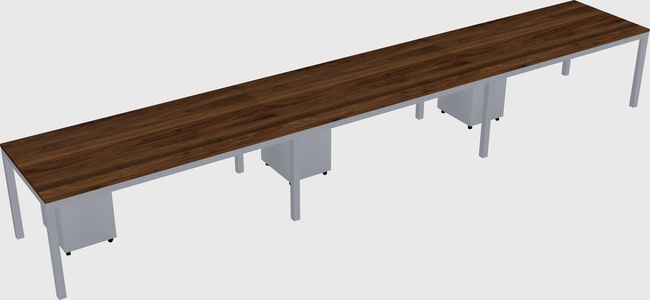 Rectangular desk