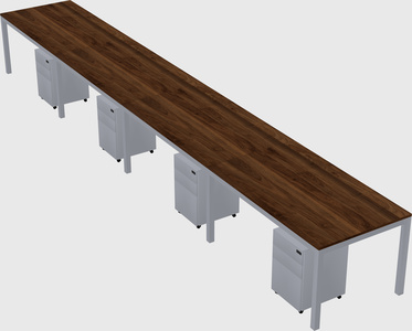 Rectangular desk