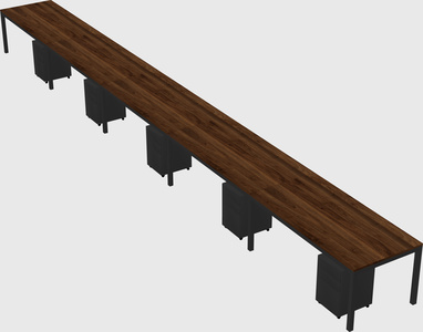 Rectangular desk