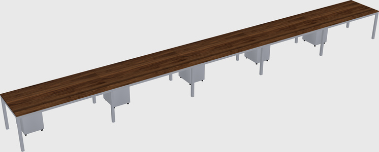 Rectangular desk