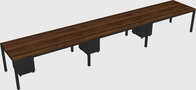 Rectangular desk