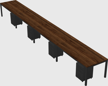 Rectangular desk