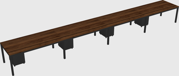 Rectangular desk