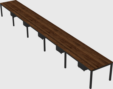 Rectangular desk