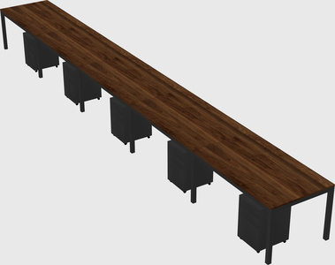 Rectangular desk