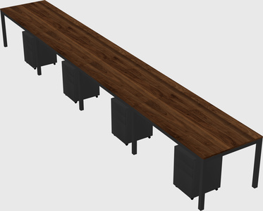 Rectangular desk