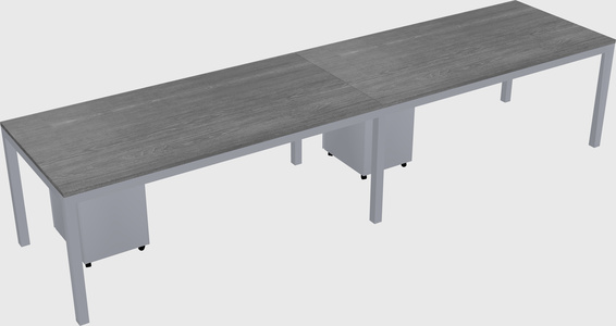 Rectangular desk