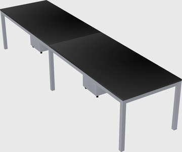 Rectangular desk