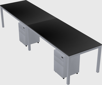 Rectangular desk