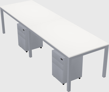 Rectangular desk