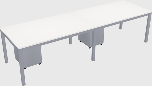 Rectangular desk