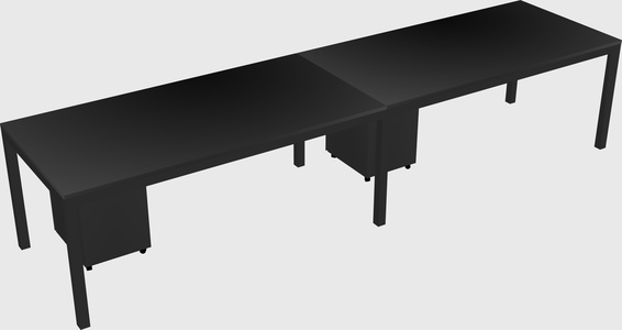 Rectangular desk