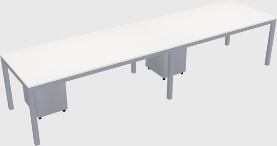 Rectangular desk