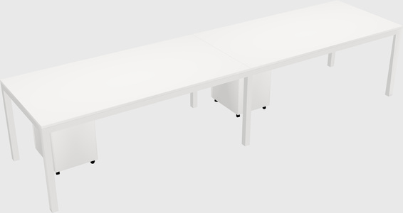 Rectangular desk