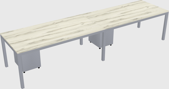 Rectangular desk
