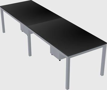 Rectangular desk