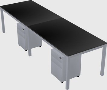 Rectangular desk