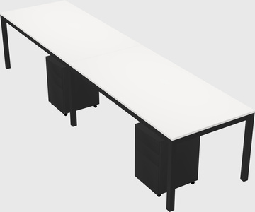 Rectangular desk