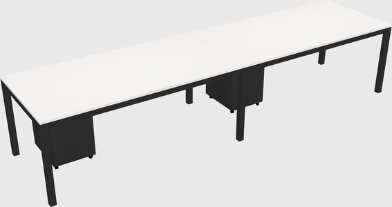Rectangular desk