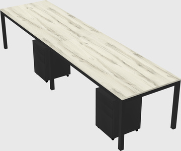 Rectangular desk