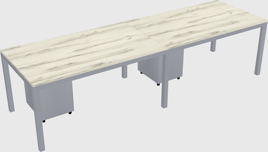 Rectangular desk