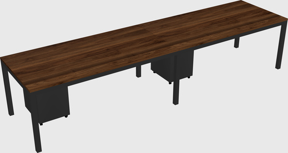Rectangular desk