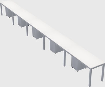Rectangular desk
