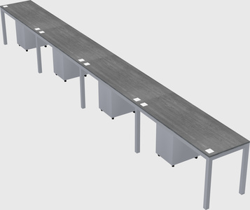 Rectangular desk