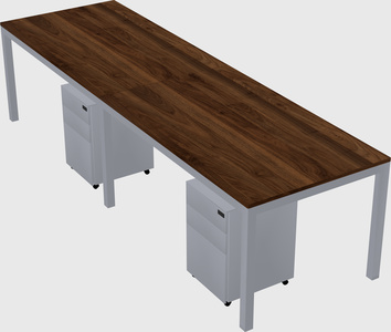 Rectangular desk