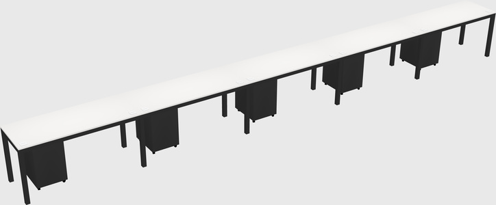 Rectangular desk