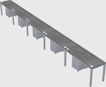 Rectangular desk