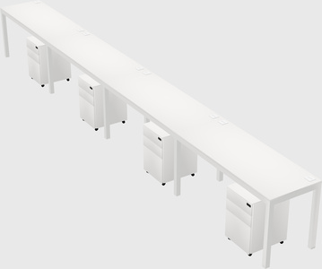 Rectangular desk