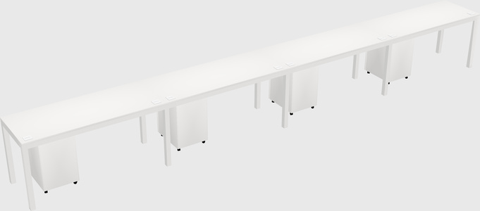 Rectangular desk