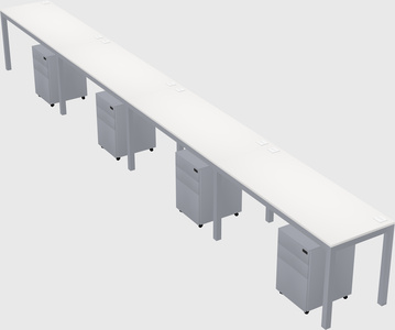 Rectangular desk